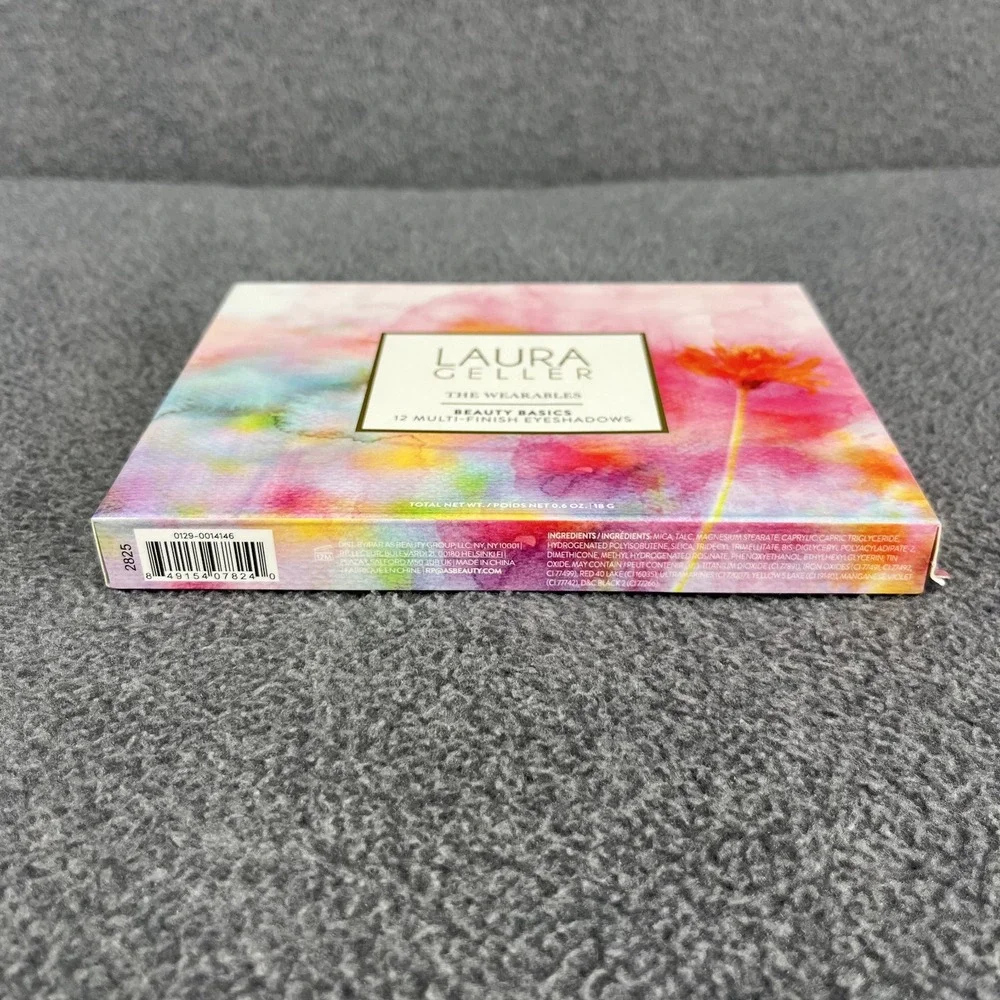 Laura Geller The Wearables Beauty‎ Basics 12 Multi-Finish Eyeshadows Palette NEW